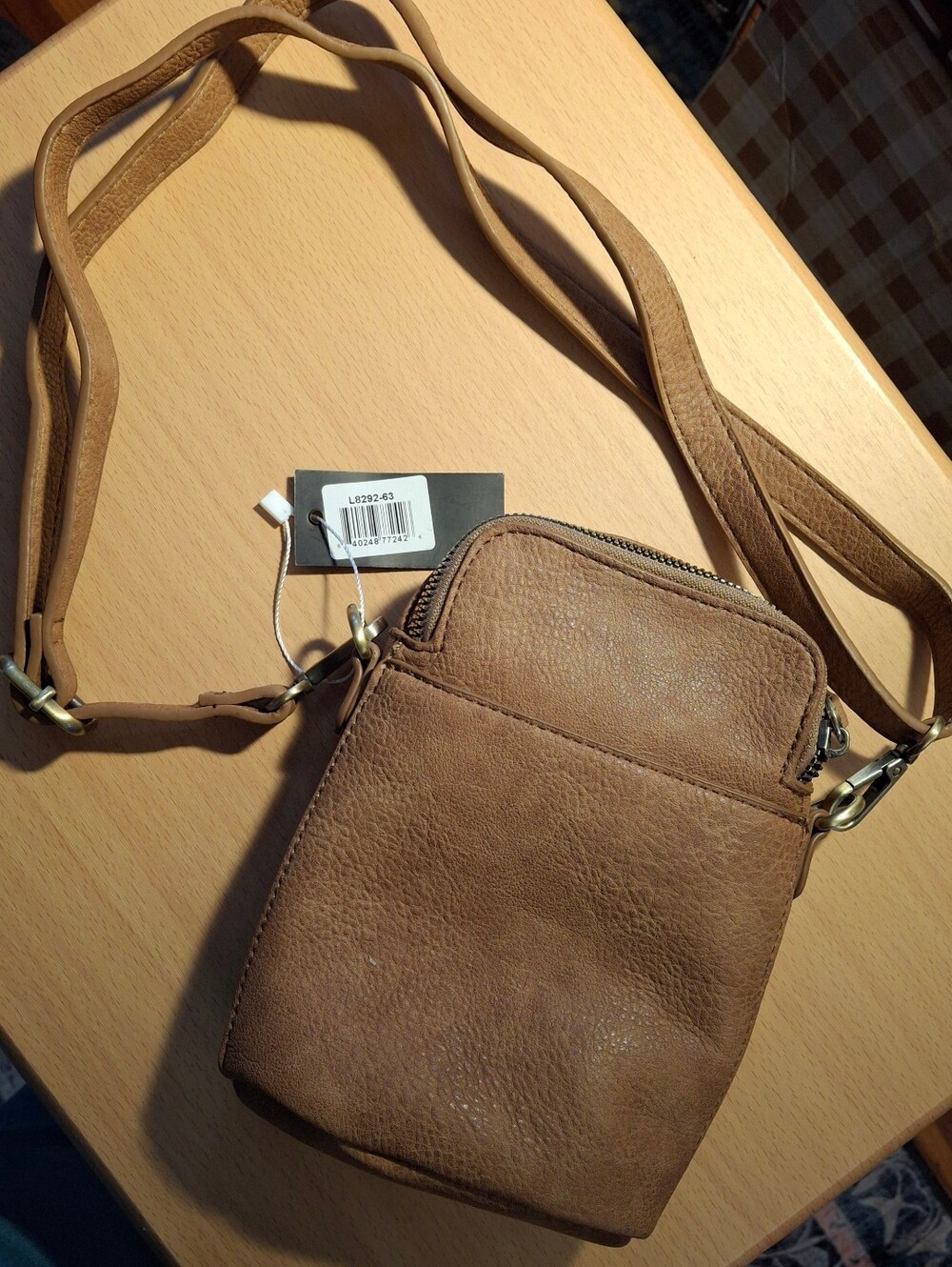 Joy Susan Jolene Crossbody Phone Bag In Cocoa L8292-63